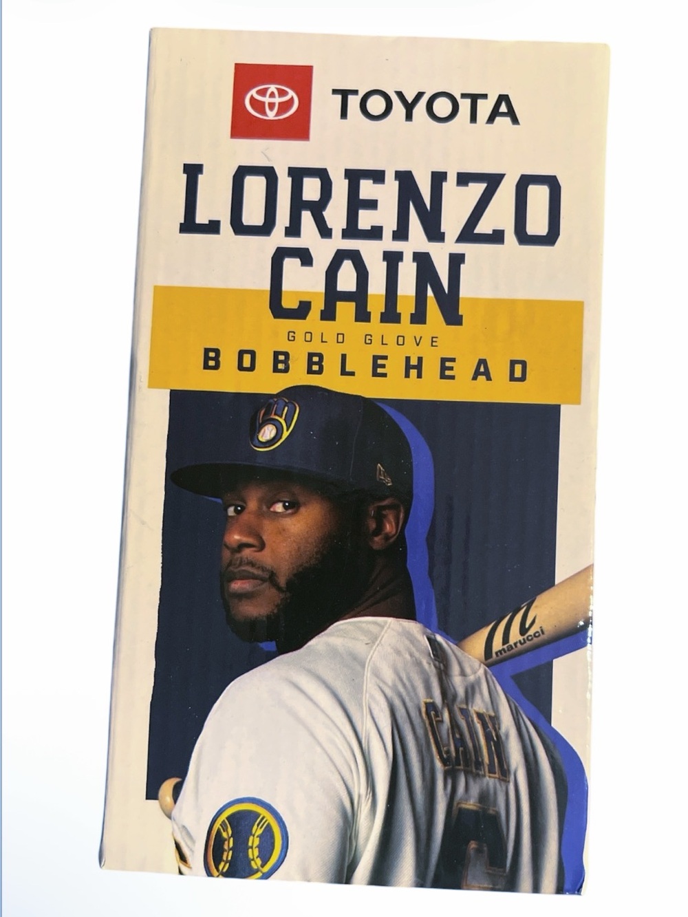 Lorenzo Cain 2019 Gold Glove Bobblehead - Milwaukee Brewers